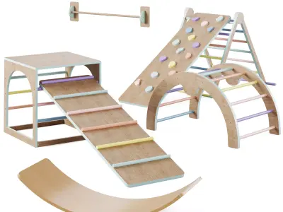 Toys Kids Climbing furniture by Sklum 3D model