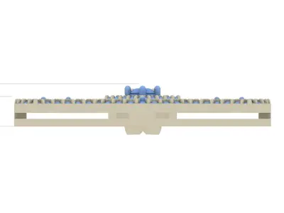 Diamond Cross Pendant Luxury Jewelry Necklace 3D print model