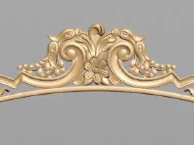 Carved Decor 3D model