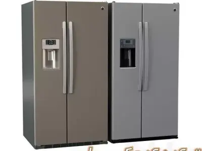 New twin refrigerator Free 3D model