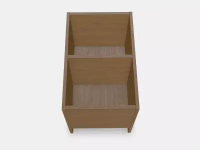 HAGAAN Open cabinet Low-poly 3D model