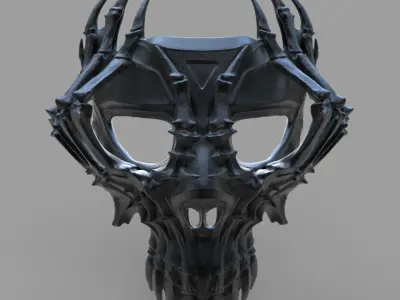 Skull mask 3D print model