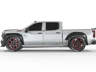 Chevrolet Silverado Tuning 2019 3D model