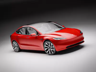 Tesla Model 3 2024 3D model buy