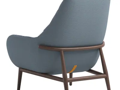 Jade Luxury Armchair 3D model
