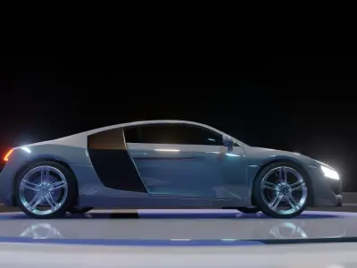 Audi R8 Sports Car  3D model