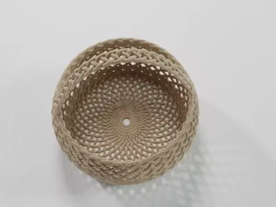 WICKER BASKET03 3D model