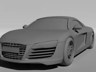 Audi R8 3D model 3D model