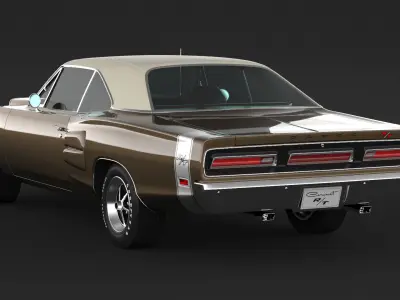 1969 Dodge Coronet RT 3D model