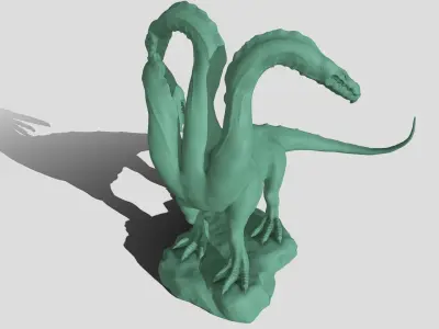 Wounded Hydra 3D model