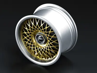 BBS DTM Centerlock 1989 3D model