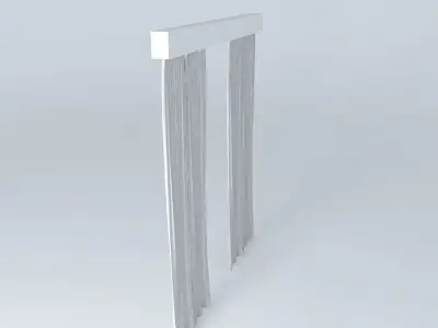 Transparent Curtain Free 3D model