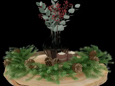 Christmas decor 001  3D model