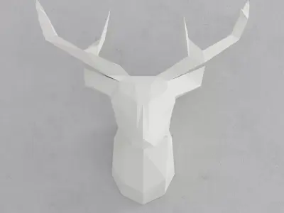 Deer decoration 3D model