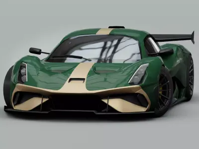 Brabham BT62 R 3D model