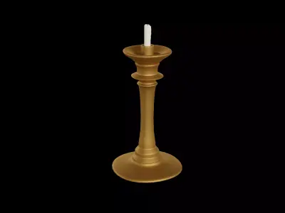 Candle Free 3D model