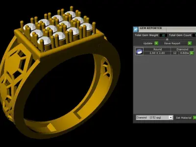 Mens Ring 3D print model
