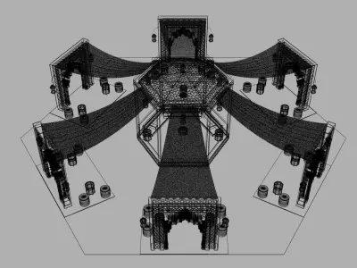 Ramadan tent  3D model