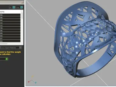 Fancy Womens Rings Plain Rings Ready STL 3DM Models Rings 3D print model 27