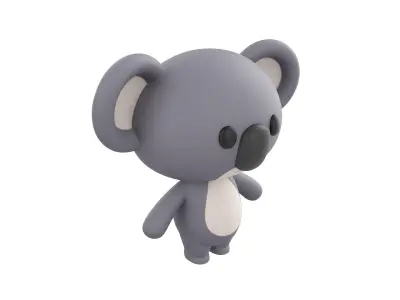 Character139 Rigged Koala 3D model