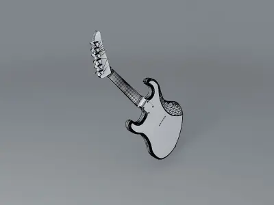 Robin Octave Guitar Free 3D model