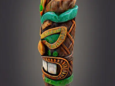 Tiki decor 3D print model