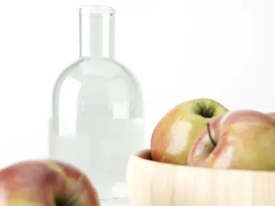 Decor Set Apple Bowl 3D model