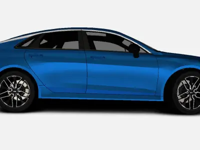 KIA K5 GT US-Spec 2021 Gameready Low-poly 3D model