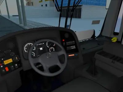 Marcopolo Bus Torino S OF-1519 48xx Low-poly 3D model