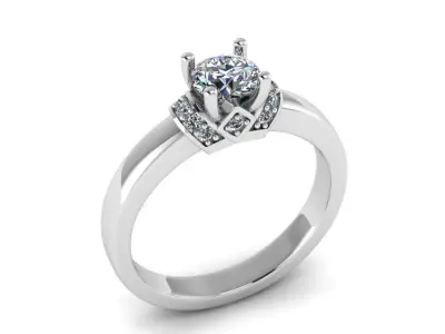 Jewelry Diamond Ring  3D print model