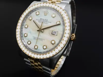 ROLEX Datejust 36 Mother Of Pearls Diamond Jubilee 3D model