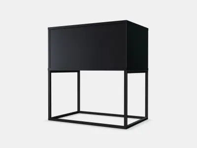VIKHAMMER Bedside Table 2 Low-poly 3D model
