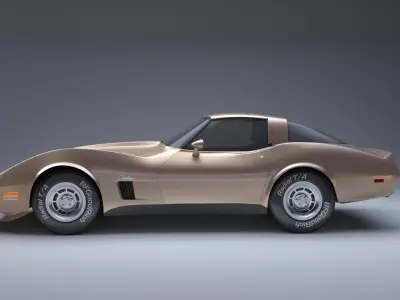 Corvette 1982 3D model