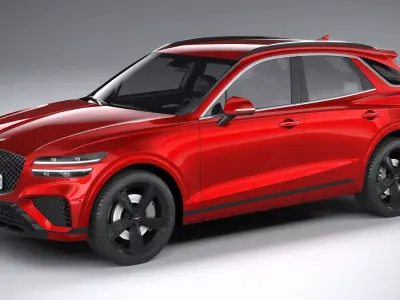 Genesis GV70 Sport 2020 3D model