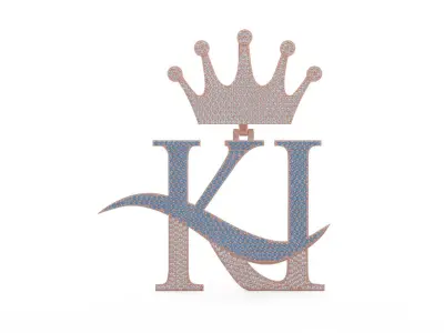 Model 1172 KI Diamond Name Plate Iced Out Honeycomb 3D print model