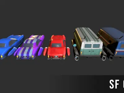 SF Car 3D model