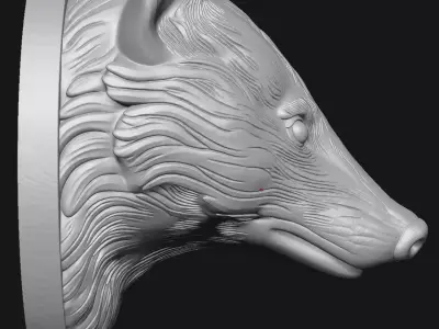 badger 3D print model