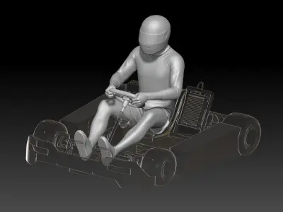 go kart man 1 3D print model