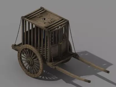 Game Official - Transportation - Cage 01 3D model