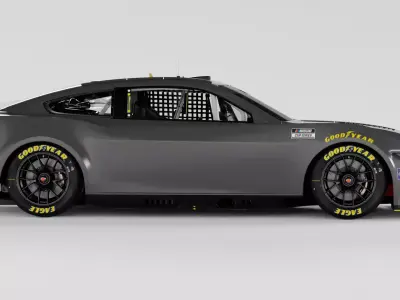 2026 NASCAR Cup Series Wild Horse Race Car 3D model