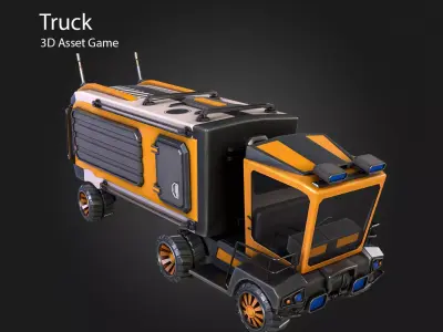 Truck Low-poly 3D model