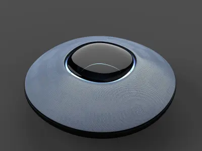 Smart speaker home hub 3D model