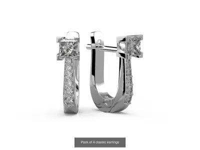 Pack of 13 classic earrings