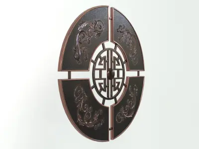 Bronze Wall Art 3D model