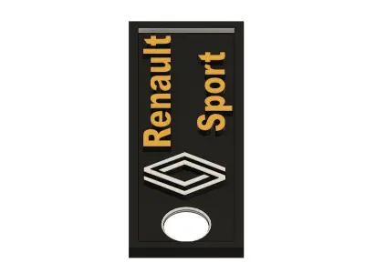 Renault Sport Key Holder 3D print model
