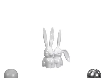 Bunny Rabbits 3D model