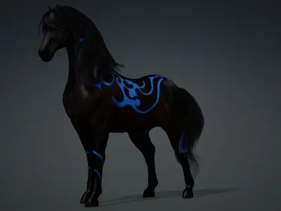 Horse-D4 3D model
