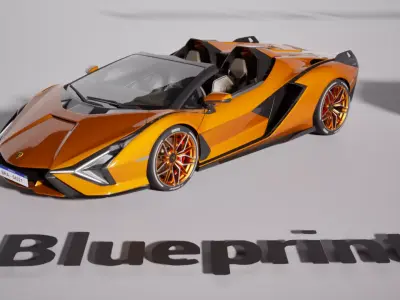 ArchViz Car Assets P03 - Unreal Engine 5 3D model