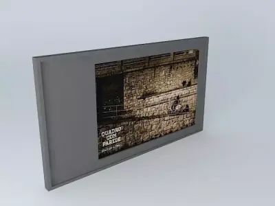 Transport led panel Free 3D model