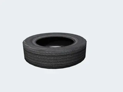 Wheel Low-poly 3D model Low-poly